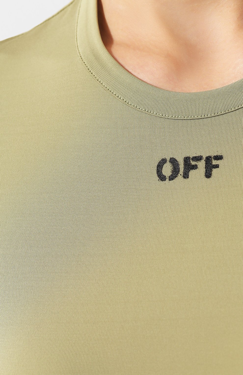 Футболка из вискозы OFF-WHITE, арт. 0WAA062S19B780494110, фото 5