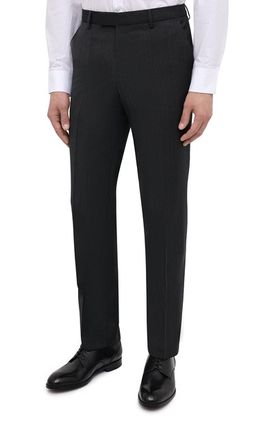 Шерстяные брюки BOSS, арт. 50438783, фото 3