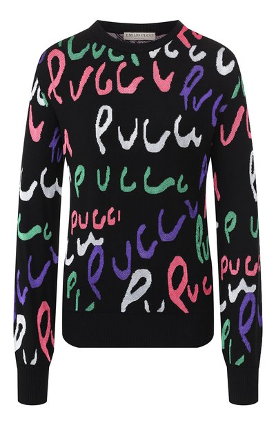 Женский пуловер из смеси вискозы и шерсти EMILIO PUCCI, арт. 9RKM05/9R961