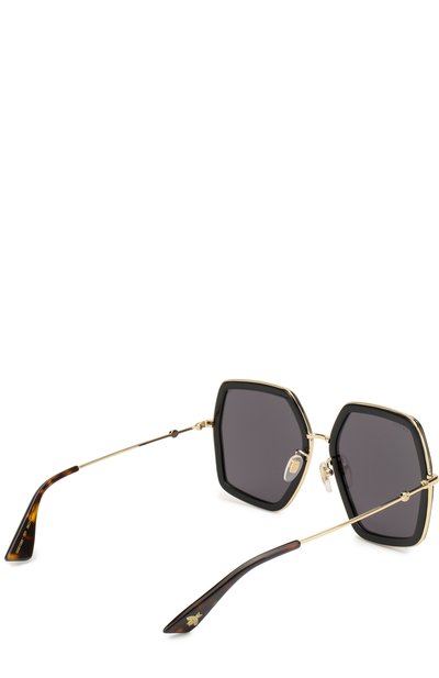 Солнцезащитные очки GUCCI черного цвета по цене 25150 руб., арт. GG0106 001, фото 4 Солнцезащитные очки GUCCI, арт. GG0106 001, фото 4