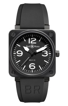 Мужские часы auto black carbon BELL & ROSS бесцветного цвета, арт. BR0192-BL-CA | Фото 1 (Механизм: Автомат; Материал корпуса: Сталь; Региональные ограничения белый список (Axapta Mercury): Не проставлено; Цвет циферблата: Чёрный; Нос: Не проставлено; Ограничения доставки: m-style)