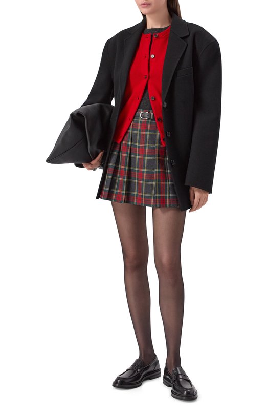 Кардиган из шерсти и кашемира Juun.J JW5X5AW03 Красный  JW5X5AW03 Фото 2