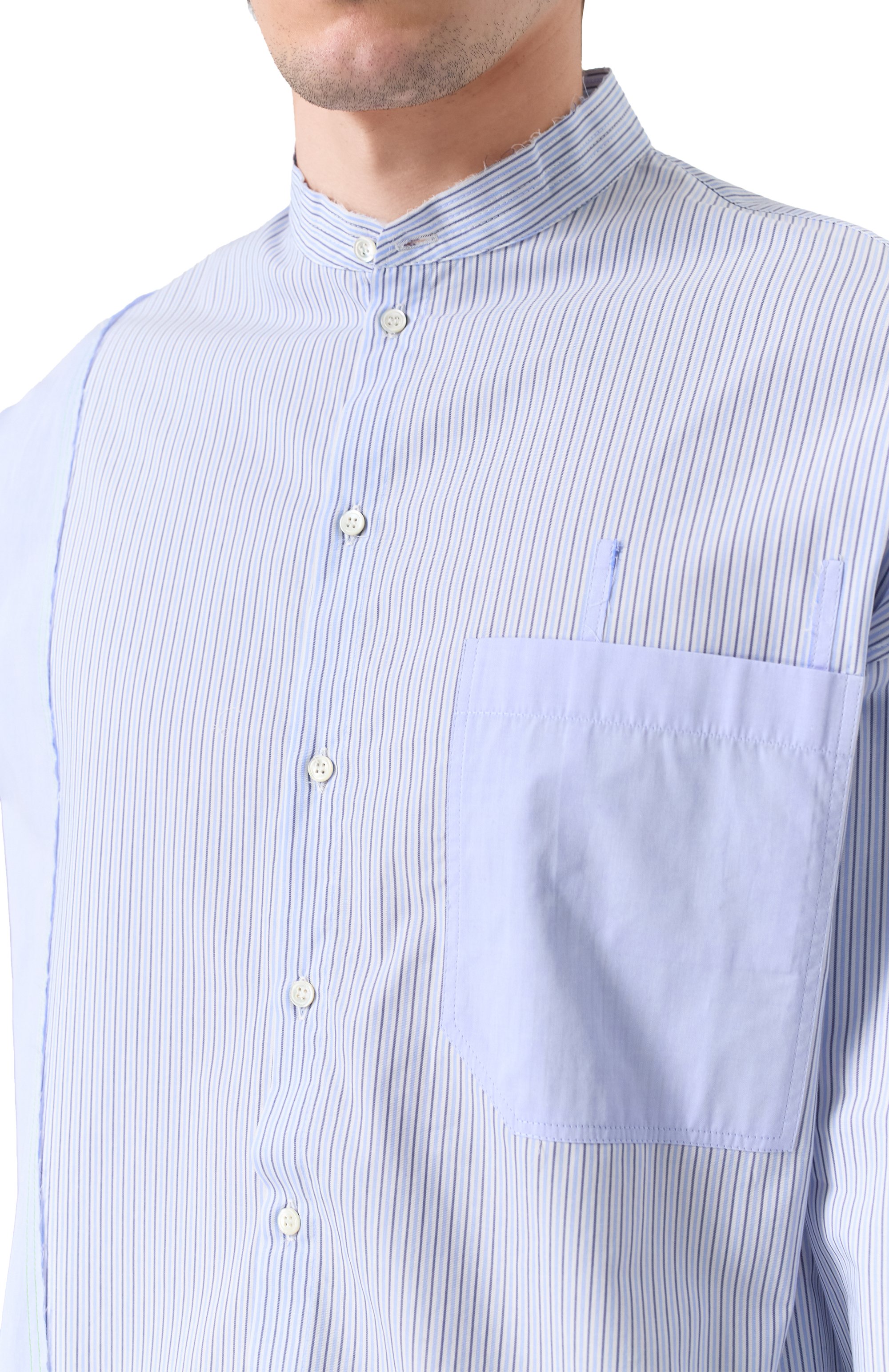 Хлопковая рубашка ISABEL BENENATO, арт. UW51S25, фото 5