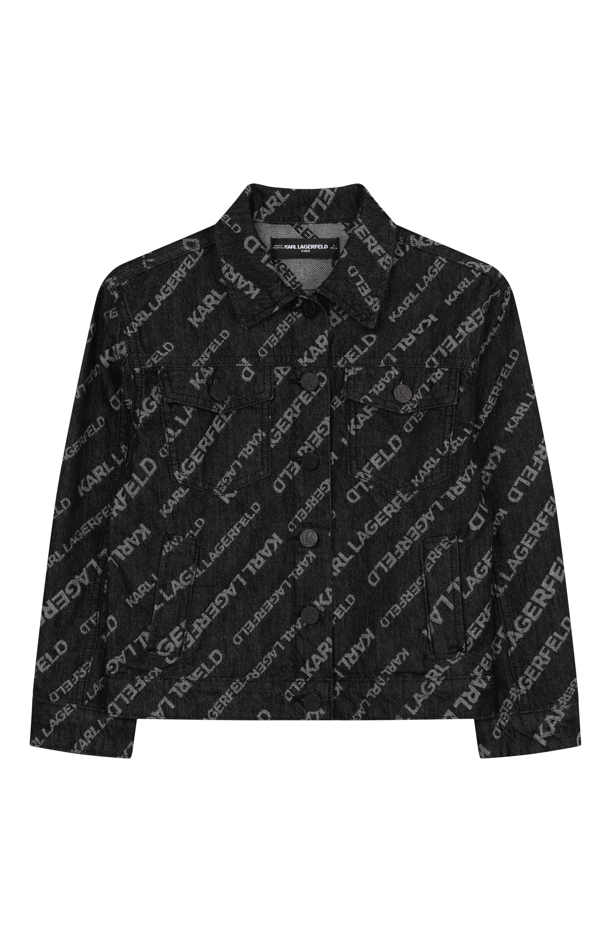 Джинсовая куртка KARL LAGERFELD KIDS, арт. Z30426, фото 1
