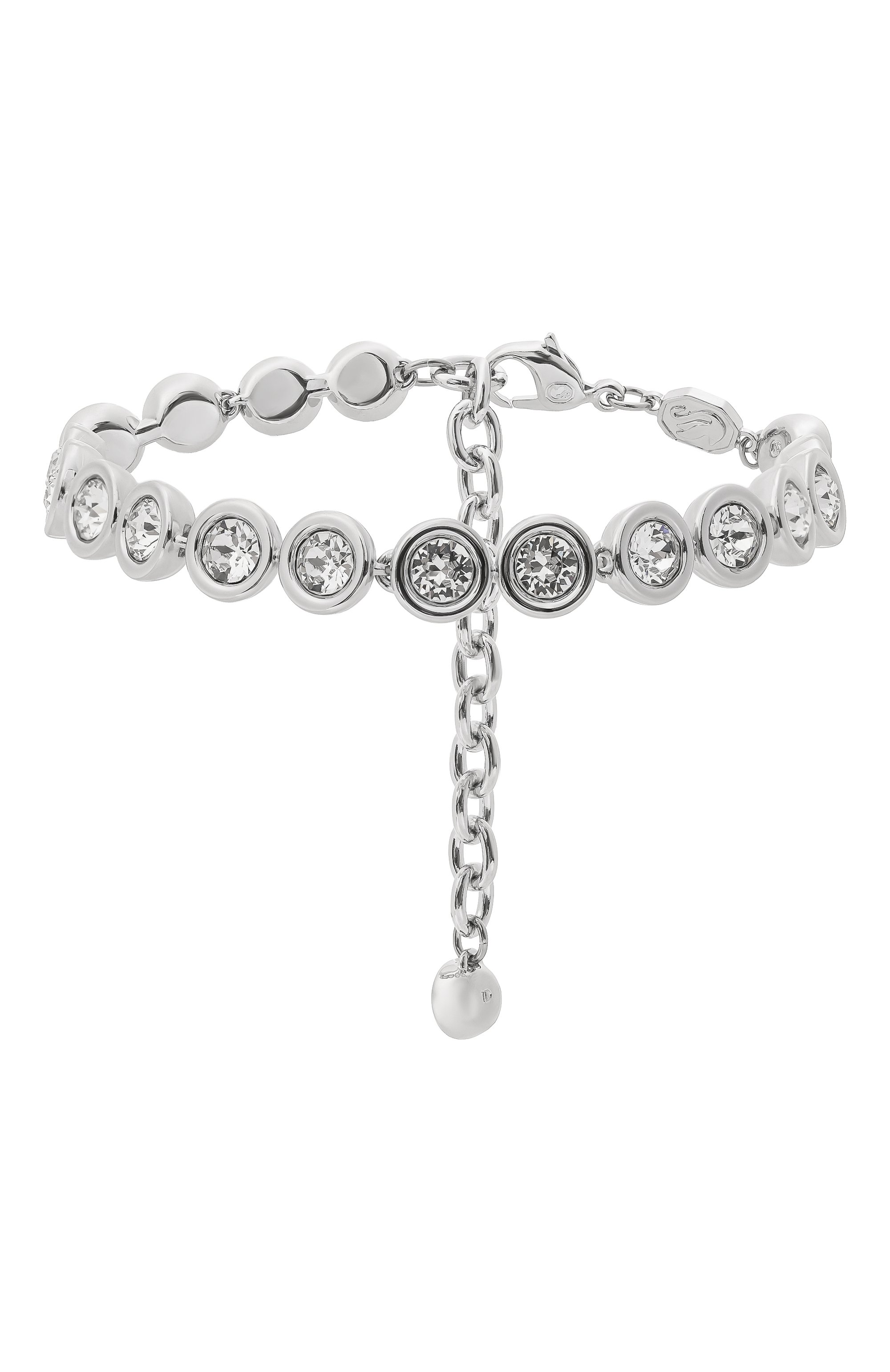 Браслет imber tennis SWAROVSKI серебряного цвета по цене 24500 руб., арт. 5682666, фото 1 Браслет imber tennis SWAROVSKI, арт. 5682666, фото 1