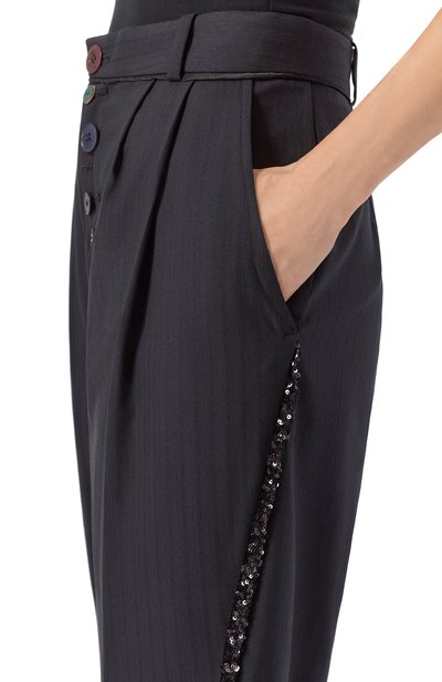 Шерстяные брюки UNDERCOVER, арт. UC2E1509-1, фото 5