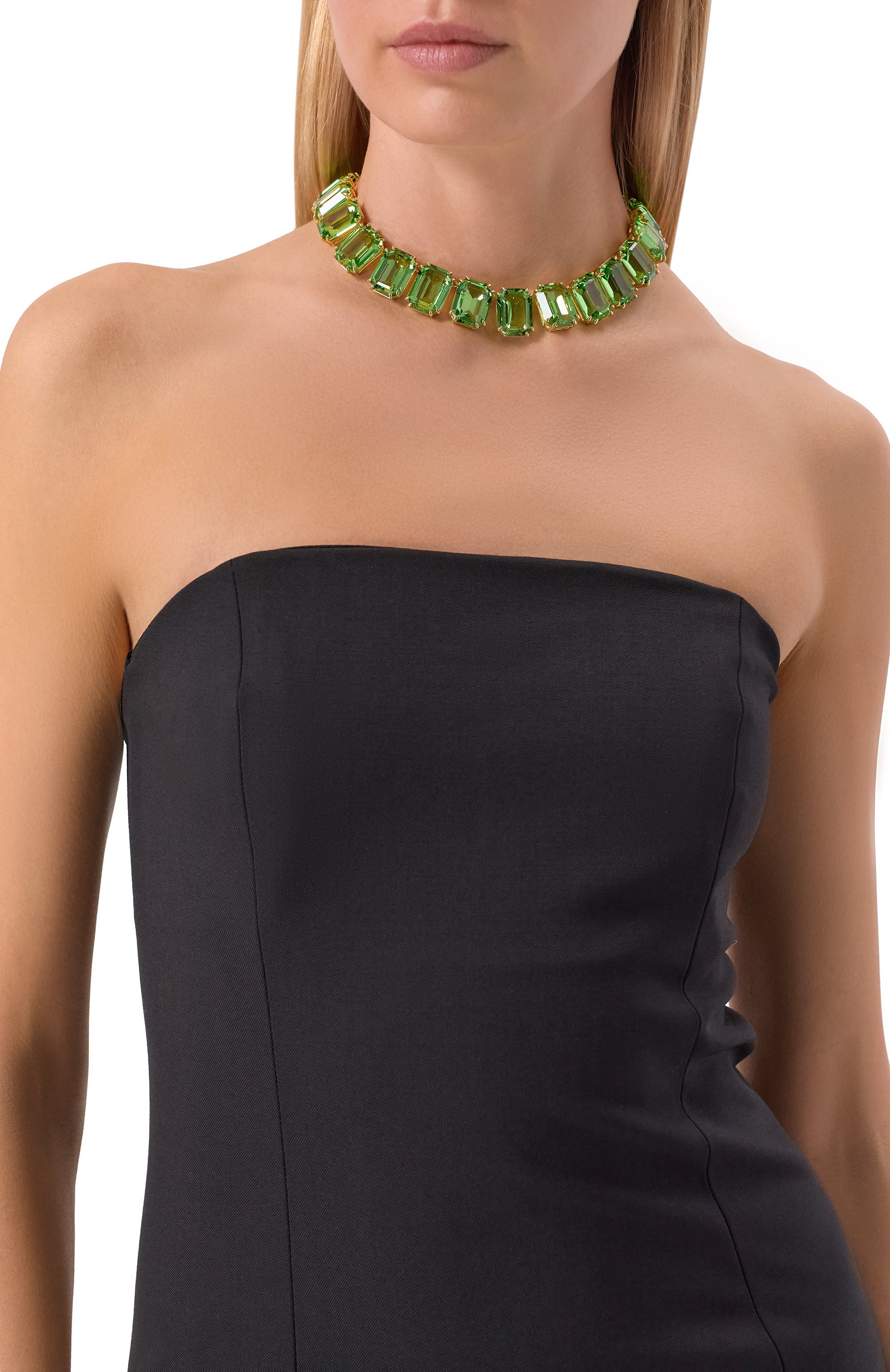 Колье millenia SWAROVSKI зеленого цвета по цене 84700 руб., арт. 5714396, фото 2 Колье millenia SWAROVSKI, арт. 5714396, фото 2