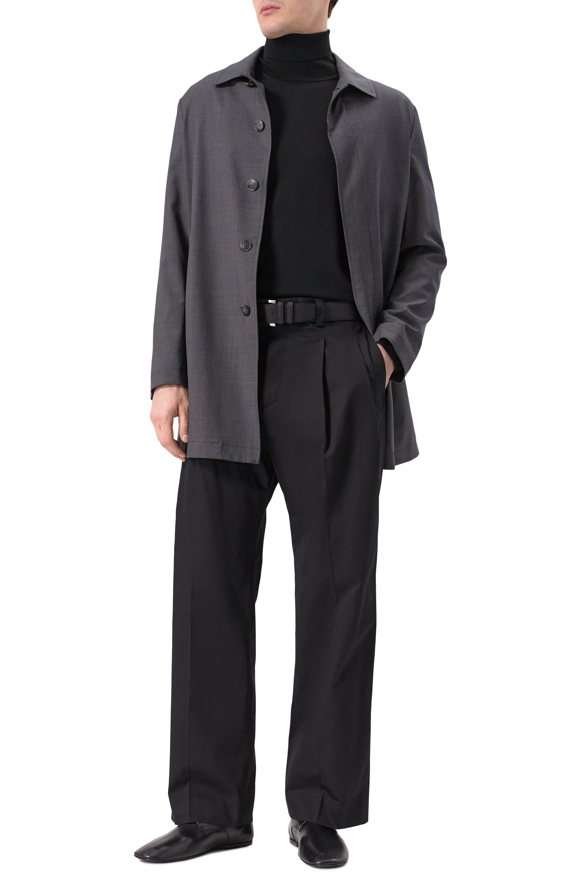 Шерстяной плащ CANALI, арт. 010489U/R01620, фото 2