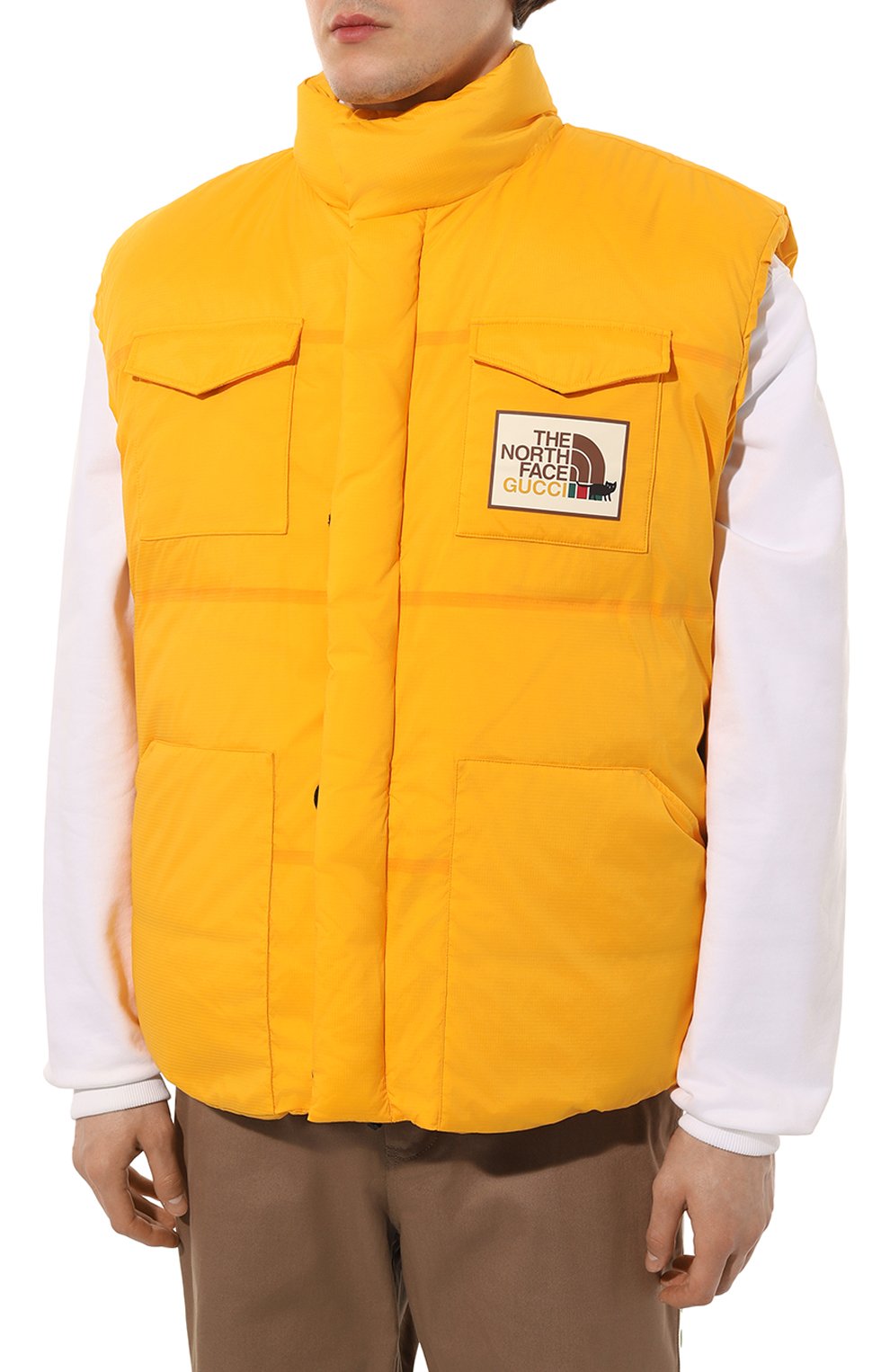 Пуховый жилет the north face x gucci GUCCI, арт. 663761 XAAC2, фото 3