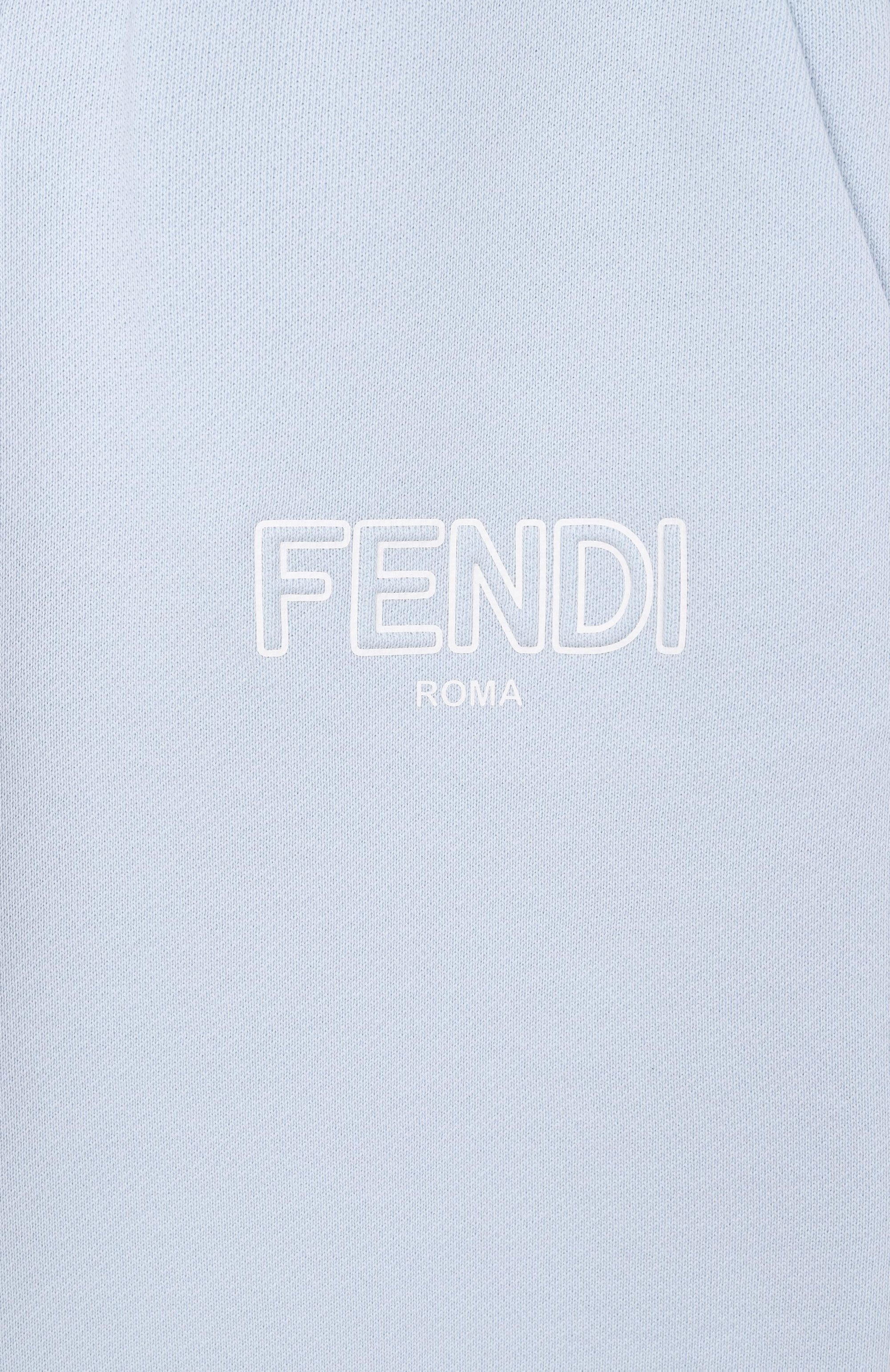 Хлопковые джоггеры FENDI, арт. JUF175/5V0/3A-6A, фото 3