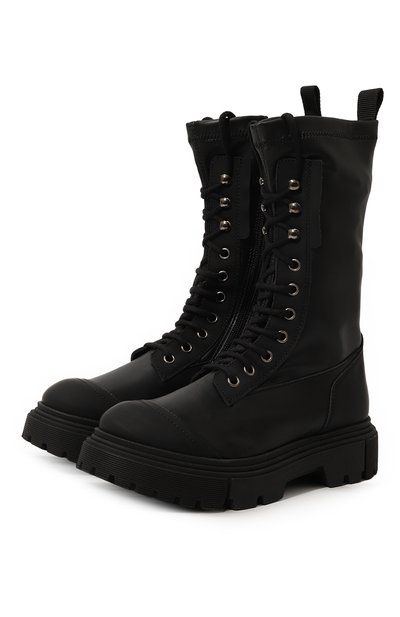 Кожаные ботинки JARRETT, арт. J3TR178A/LEATHER/W00L AND CASH/27-34, фото 1