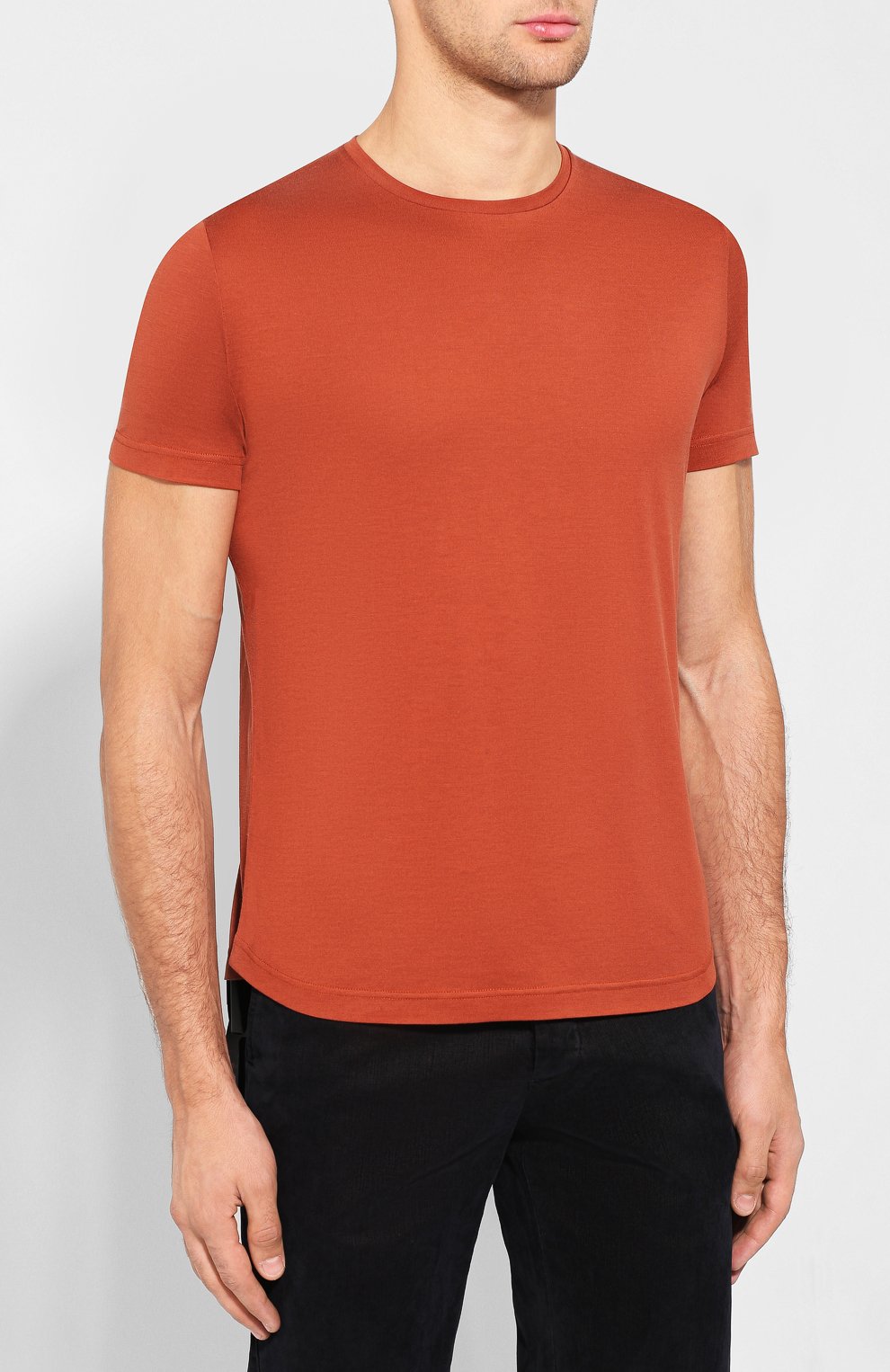 Футболка из шелка и хлопка LORO PIANA, арт. FAF6128, фото 3