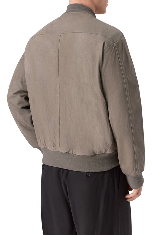 Кожаный бомбер Giorgio Brato GU26S26016NAPSTM Серый  GU26S26016NAPSTM Фото 4