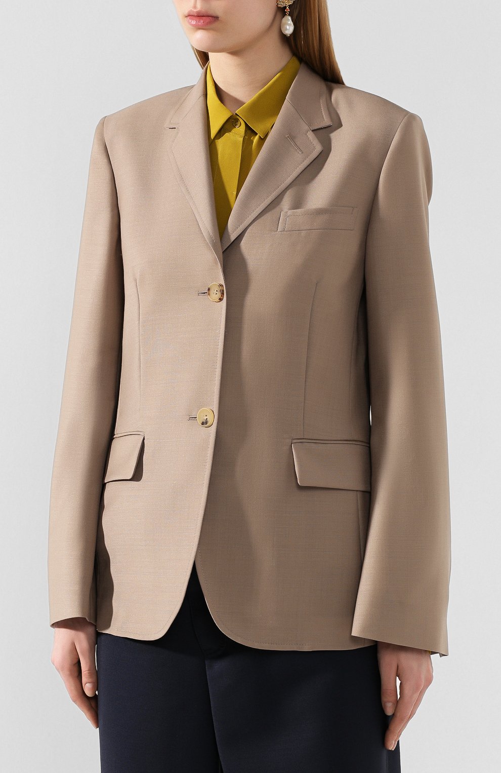 Шерстяной жакет LANVIN, арт. RW-JA732U-4197-E20, фото 3