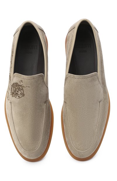 Замшевые лоферы BERLUTI бежевого цвета по цене 107500 руб., арт. S5014-004, фото 5 Замшевые лоферы BERLUTI, арт. S5014-004, фото 5