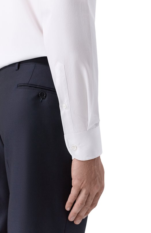 Хлопковая сорочка Giorgio Armani GM003599/TE11188 Белый  GM003599/TE11188 Фото 5