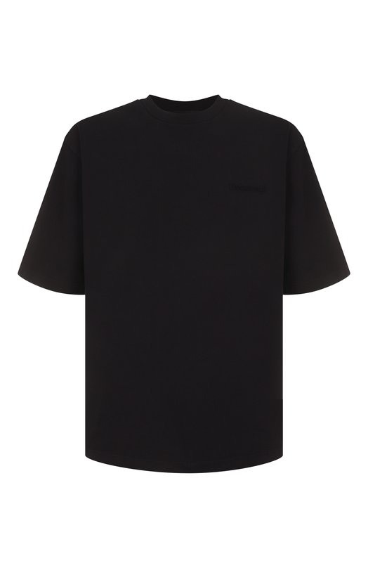 Хлопковая футболка Dsquared2 S74GD1457/S24583 Чёрный S74GD1457/S24583