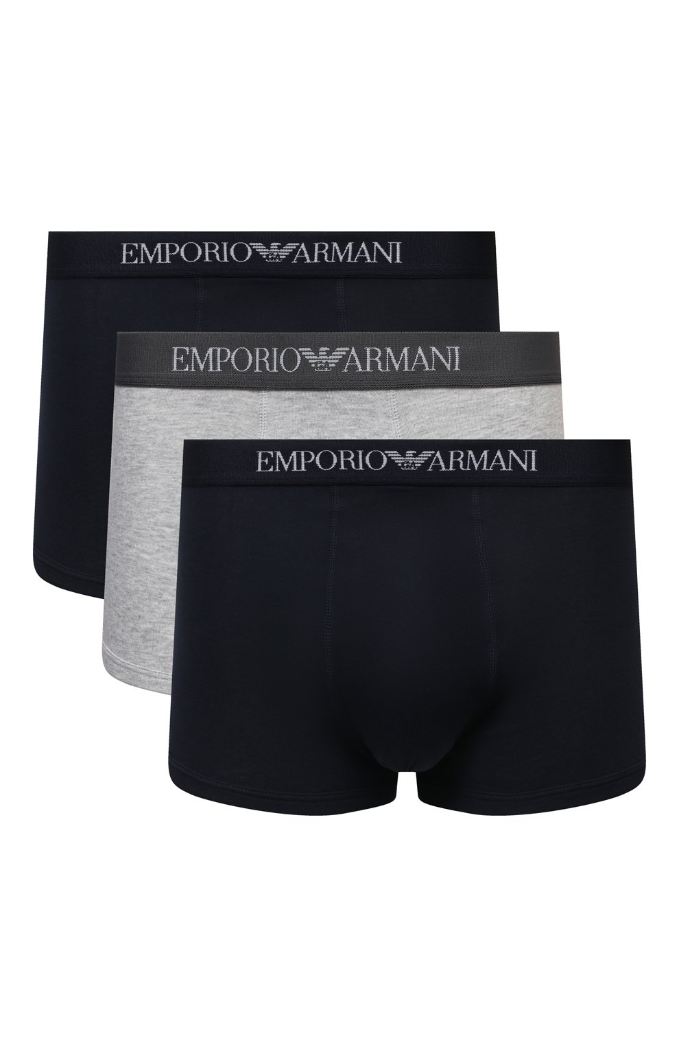 Комплект из трех хлопковых боксеров EMPORIO ARMANI, арт. 111610/CC722, фото 1