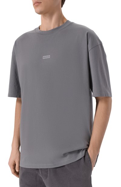 Хлопковая футболка HUGO BLUE, арт. 50509776, фото 3