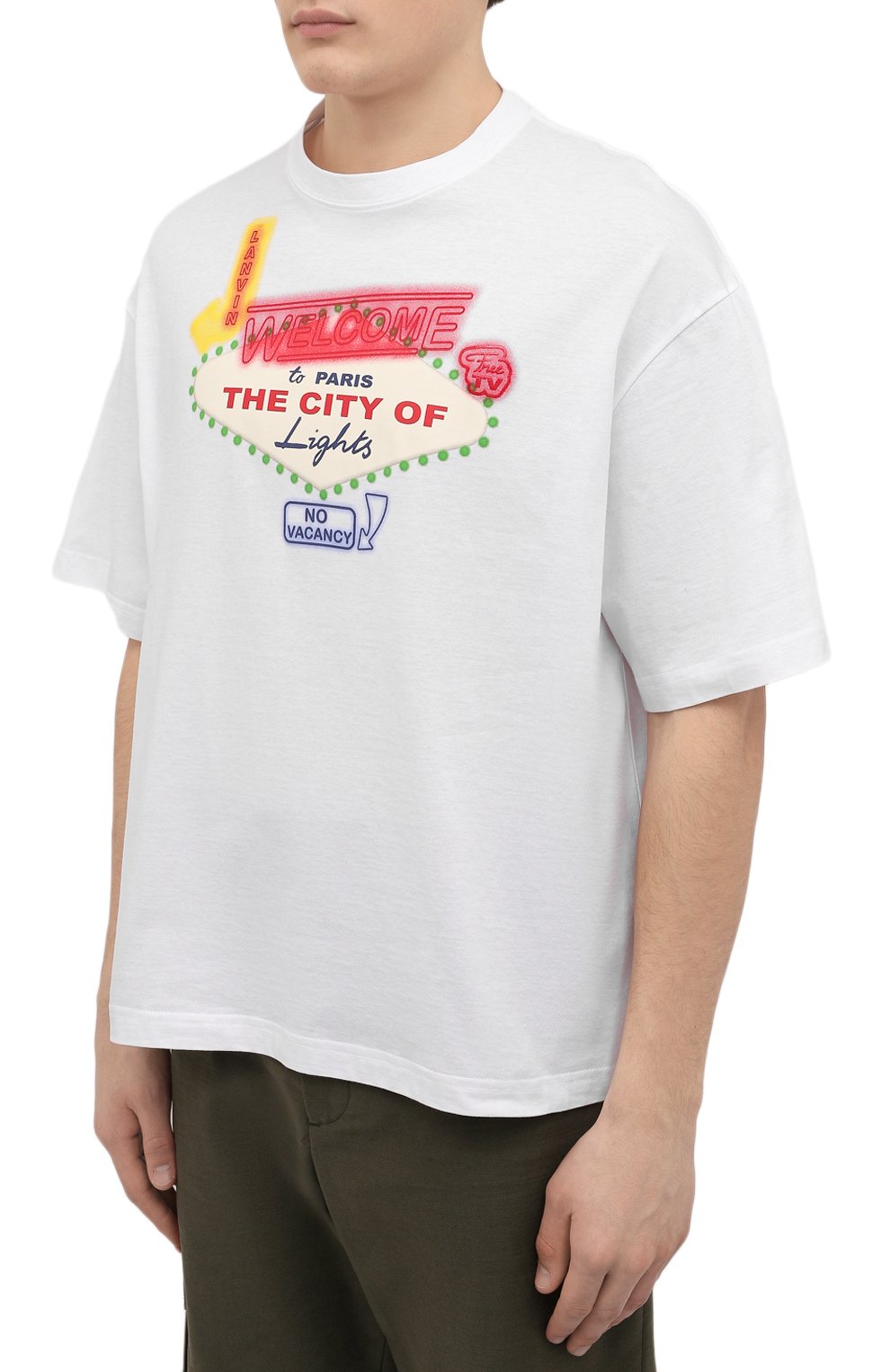 Хлопковая футболка LANVIN, арт. RM-TS0009-J197-P22, фото 3