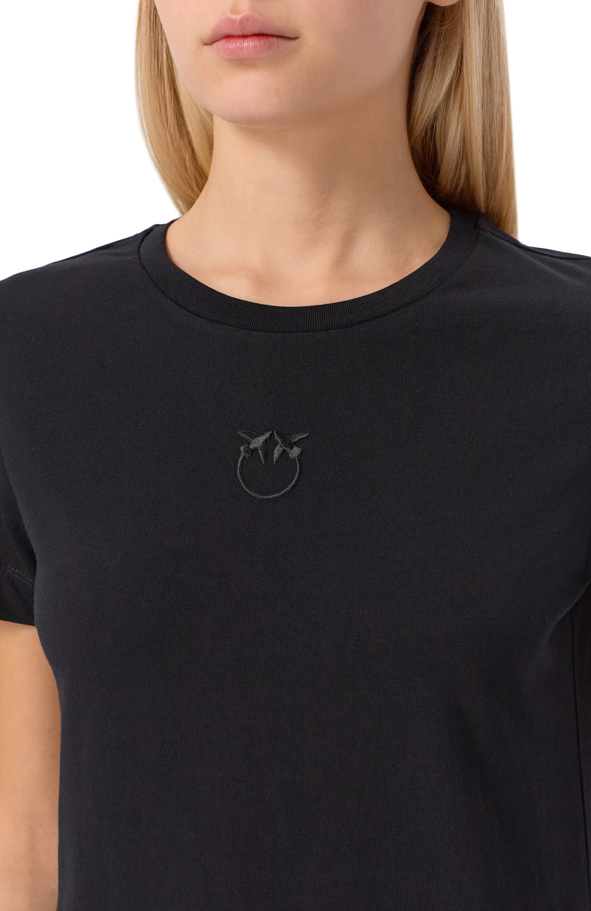 Хлопковая футболка PINKO, арт. 100355/A2RD, фото 5