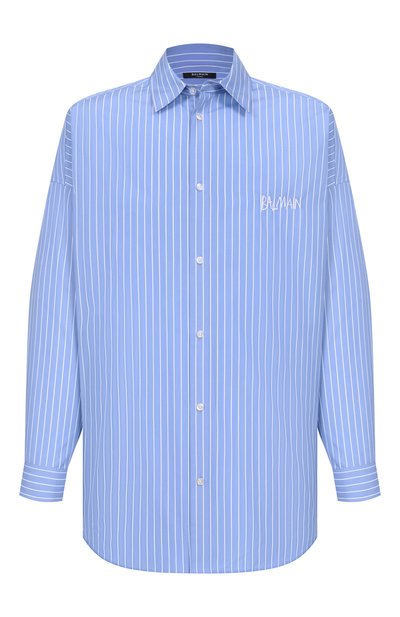 Мужская хлопковая рубашка BALMAIN, арт. GH1HS500/CG37