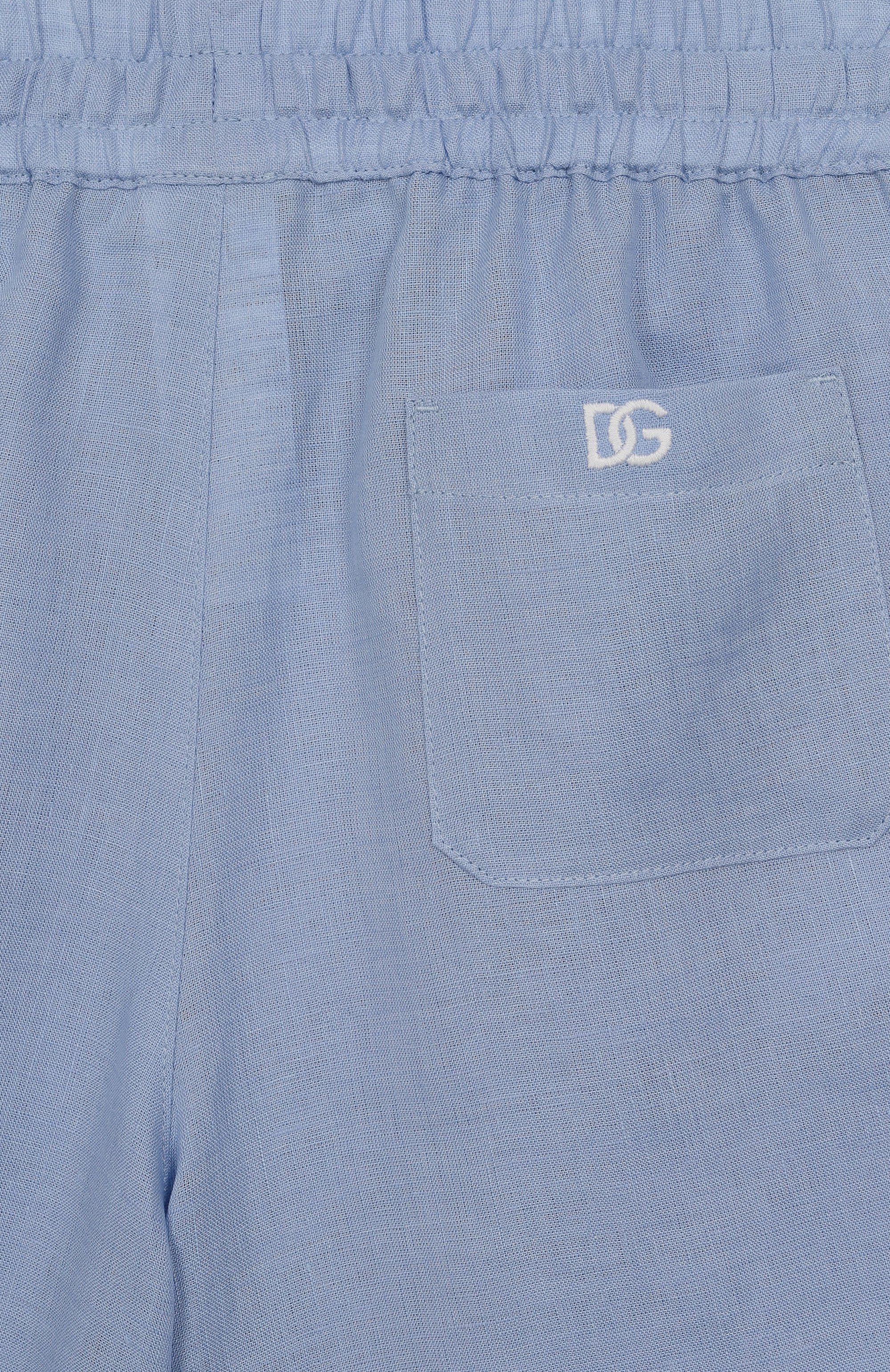 Льняные шорты DOLCE & GABBANA, арт. L43Q89/FU4MH/2-8, фото 3