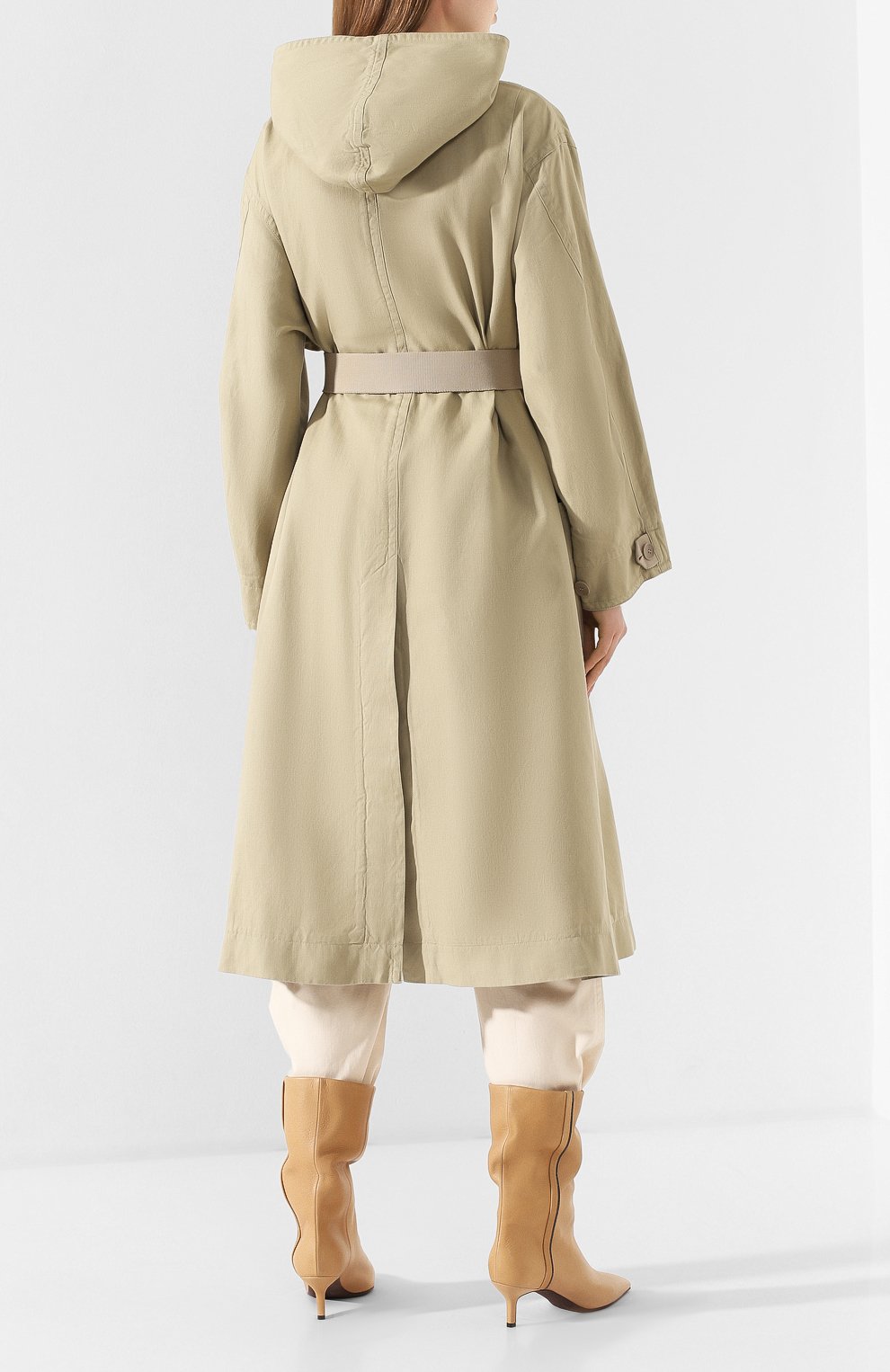 Плащ из смеси хлопка и льна ISABEL MARANT ETOILE, арт. MA0700-20P007E/RAFAEL, фото 4