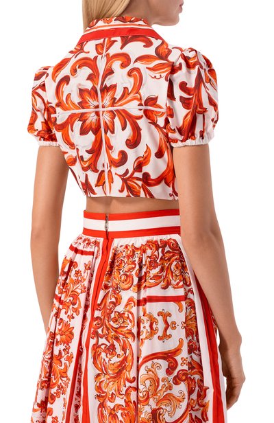 Хлопковая рубашка DOLCE & GABBANA, арт. F5T66T/GDDRD, фото 4