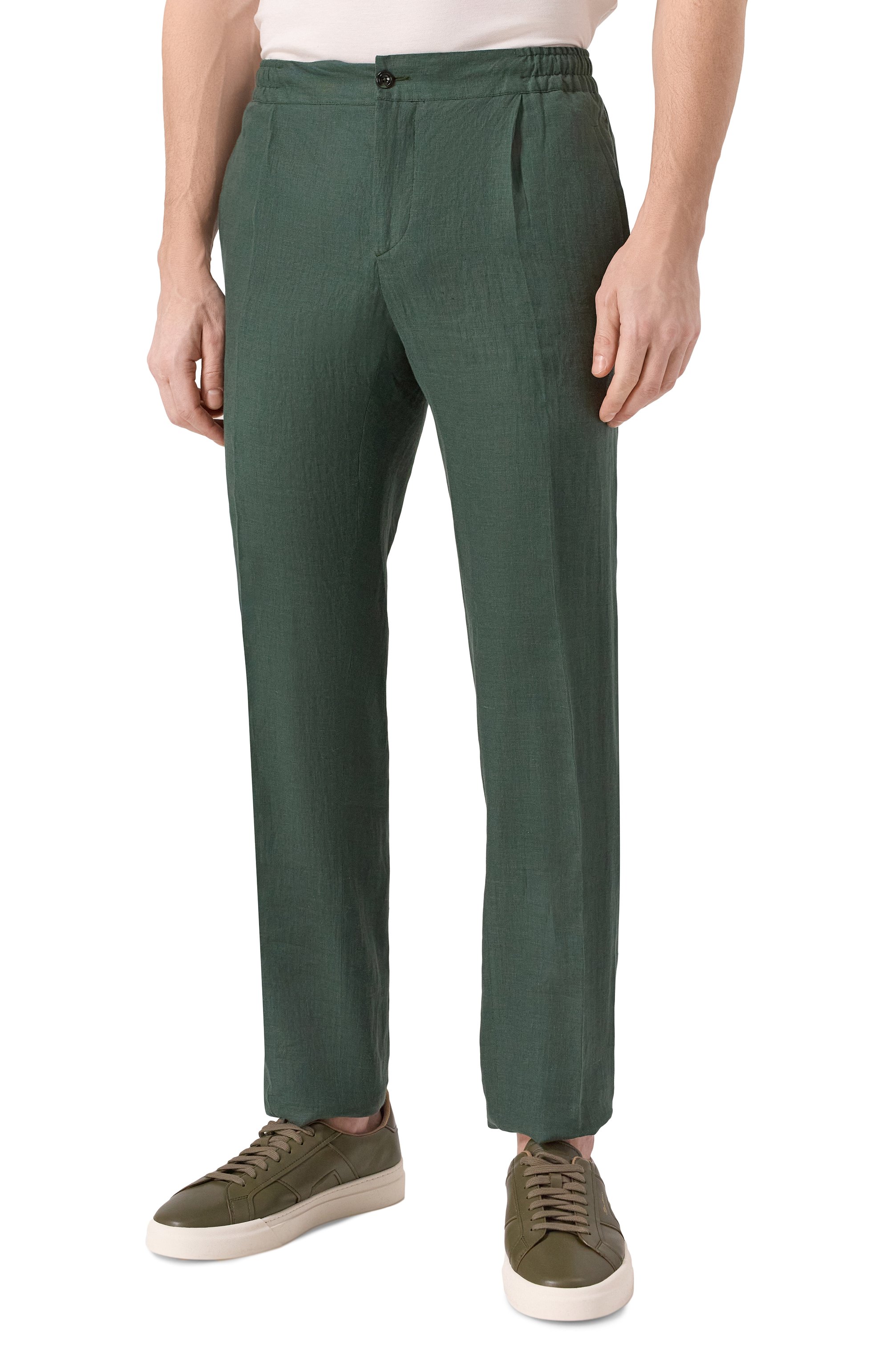 Льняные брюки KITON, арт. UPN01H0928611, фото 3