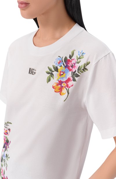 Хлопковая футболка DOLCE & GABBANA, арт. F8U04T/GDDQ0, фото 5