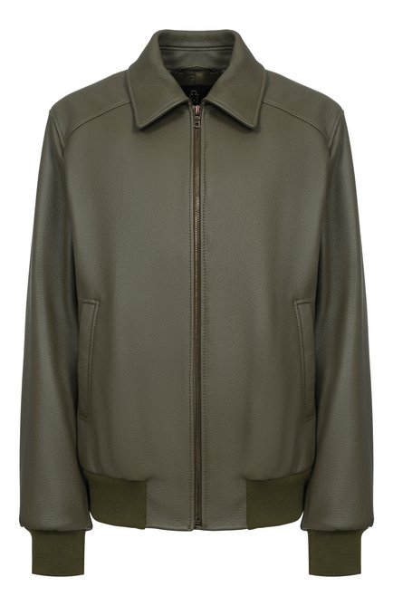 Женский кожаный бомбер MASLOV, арт. SMB63