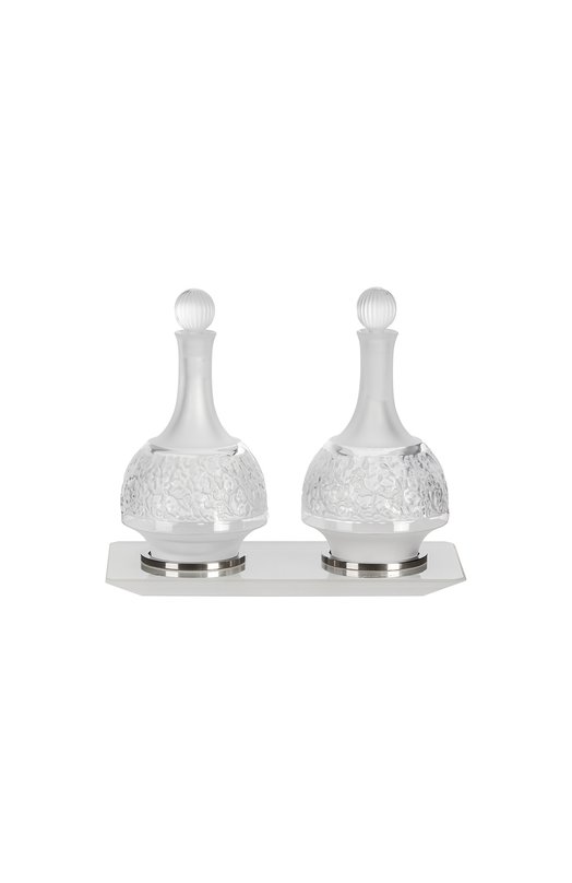 фото Набор из 2-х бутылочек для масла и подноса versailles lalique