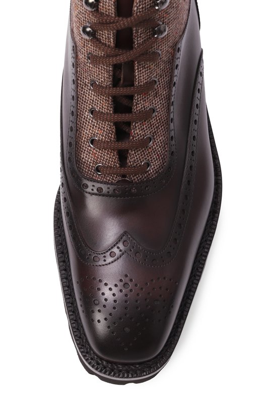 Кожаные ботинки W.Gibbs 6358005/B0X DEC0 Коричневый  6358005/B0X DEC0 Фото 6