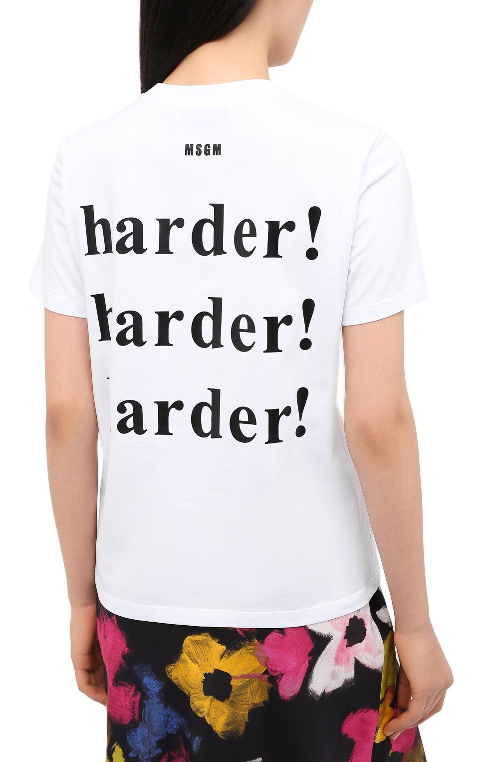 Хлопковая футболка MSGM, арт. 2941MDM170 207798, фото 4
