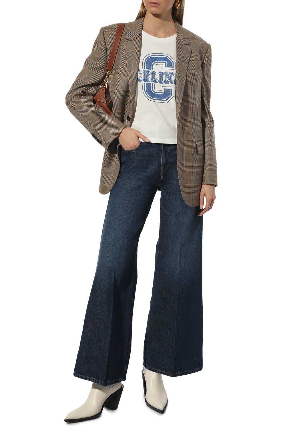 Хлопковая футболка CELINE, арт. 2X897671Q, фото 2