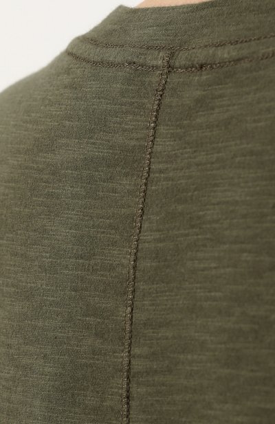 Однотонная хлопковая футболка с круглым вырезом MONCLER, арт. D1-093-80819-00-82857, фото 5