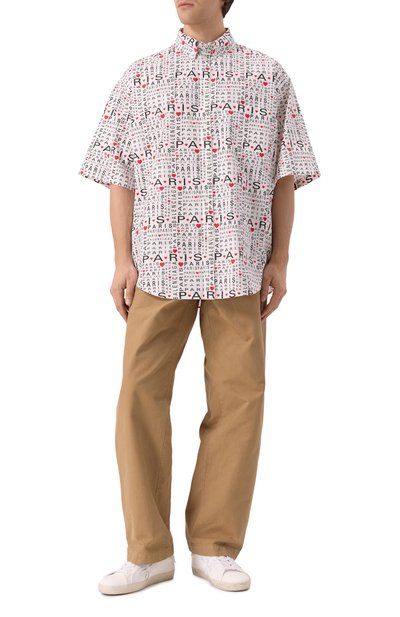 Хлопковая рубашка BALENCIAGA, арт. 681702/TRLH7, фото 2