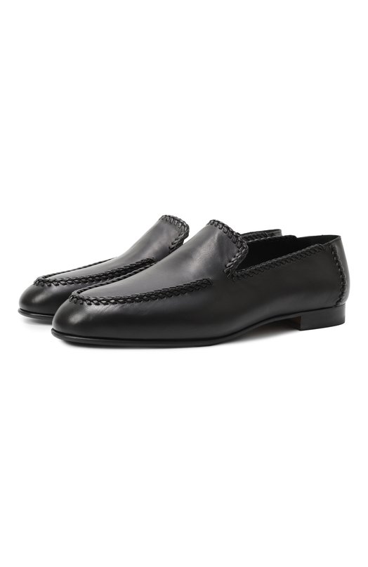 фото Кожаные лоферы canali