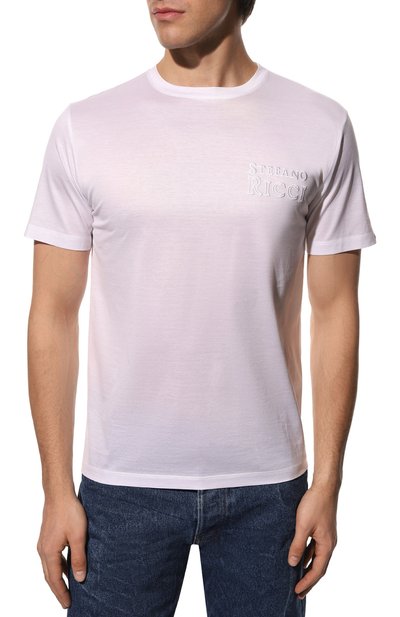 Хлопковая футболка STEFANO RICCI, арт. MNH3102250/TE0001, фото 3
