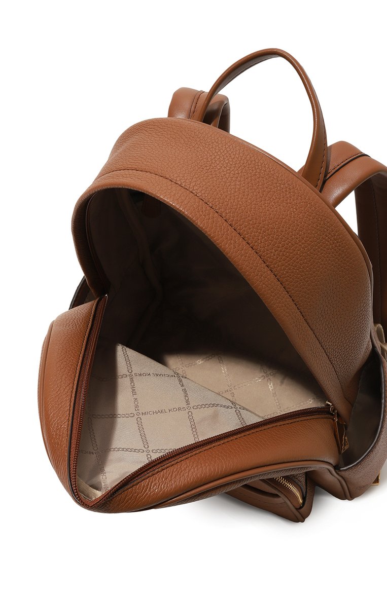 Женский рюкзак bex MICHAEL MICHAEL KORS коричневого цвета, арт. 30S4G8XB2L | Фото 5 (Размер: medium; Драгоценные камни: Проставлено; Материал сплава: Проставлено; Материал: Натуральная кожа; Стили: Кэжуэл)