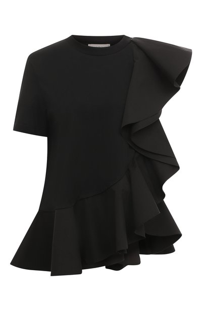 Женская хлопковая футболка ALEXANDER MCQUEEN, арт. 754934