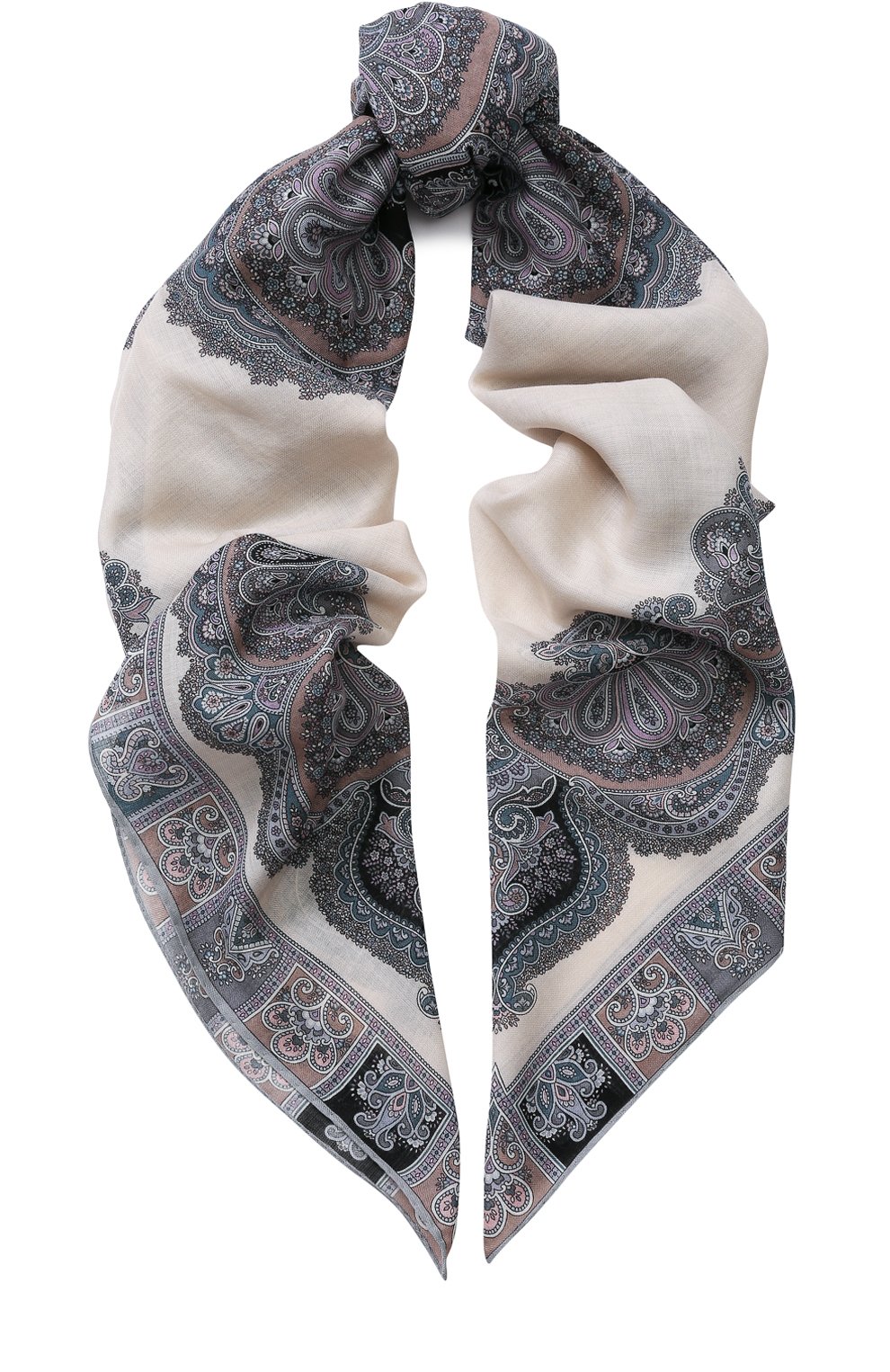 Платок из смеси шерсти и шелка с принтом MICHELE BINDA, арт. 20WL036551, фото 1