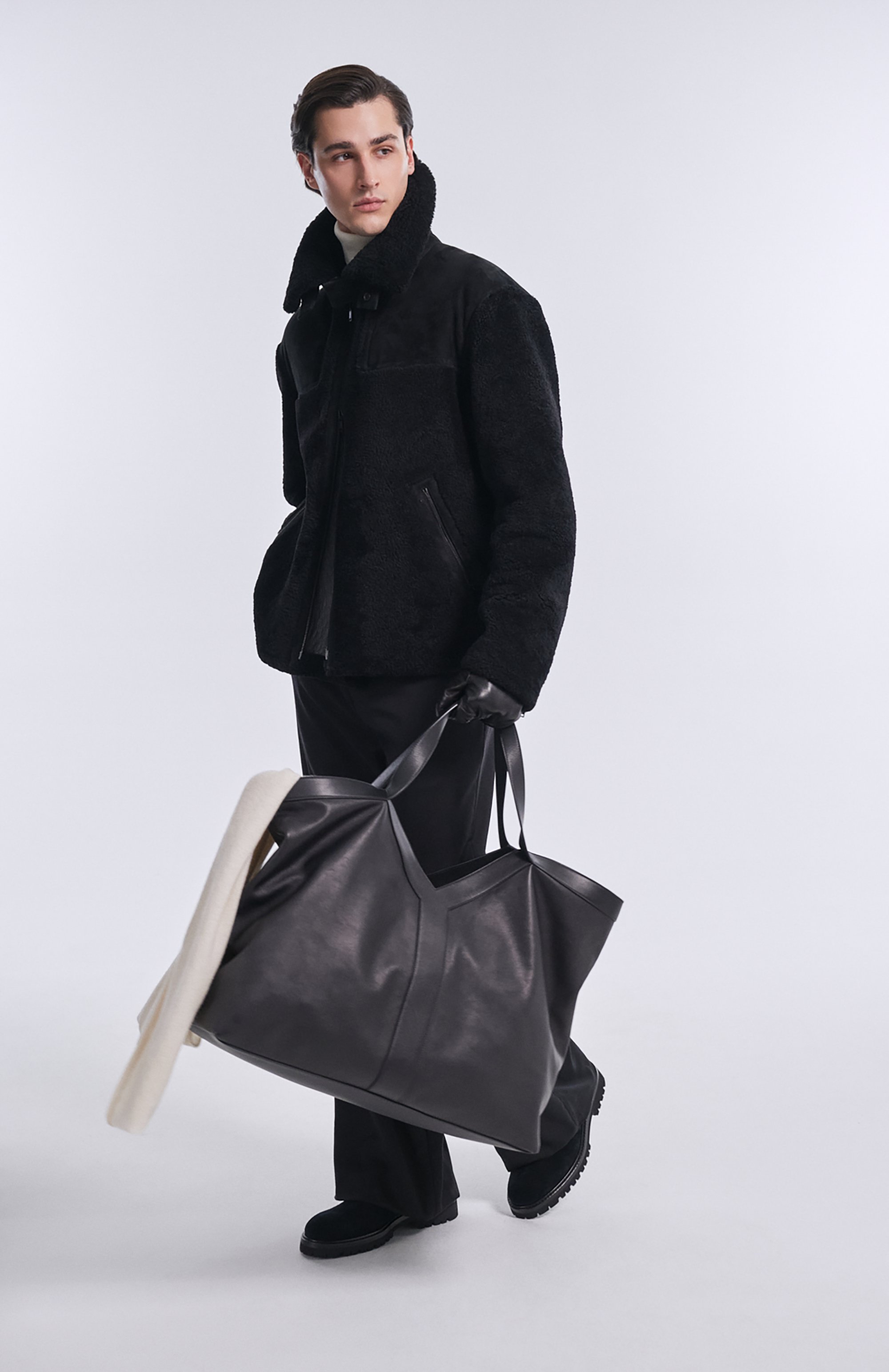 Сумка-шопер y maxi SAINT LAURENT, арт. 838281/AAEIF, фото 8