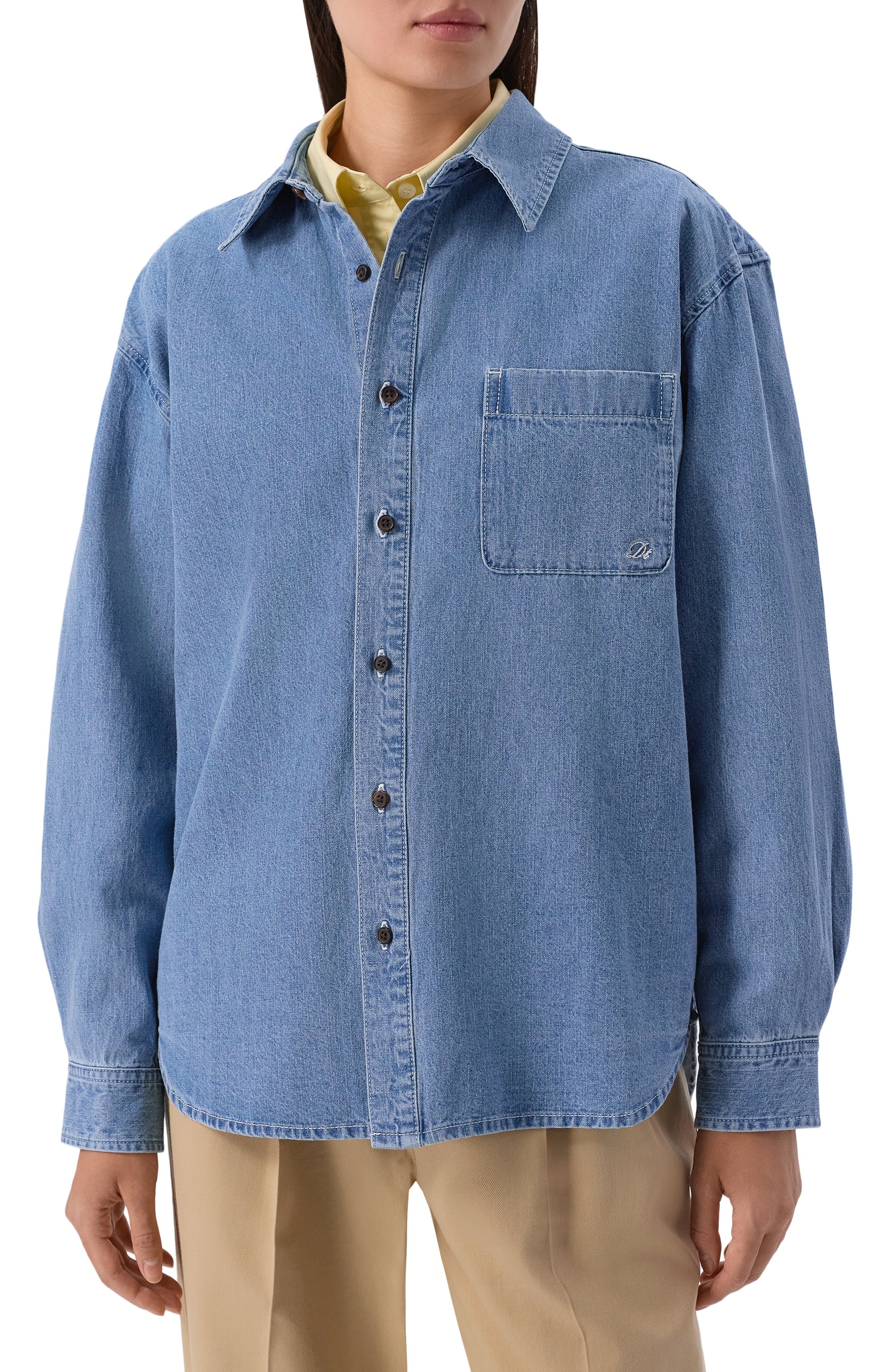 Джинсовая рубашка DUNST, арт. UDSH6A102B1, фото 3
