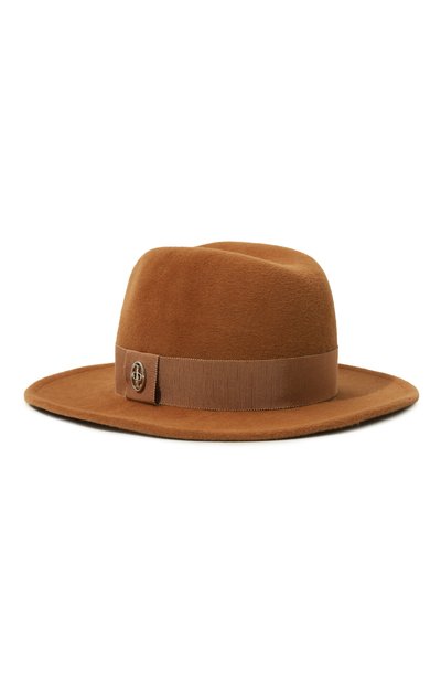 Шляпа fedora из велюра FETISH бежевого цвета по цене 38000 руб., арт. BF24S, фото 2 Шляпа fedora из велюра FETISH, арт. BF24S, фото 2