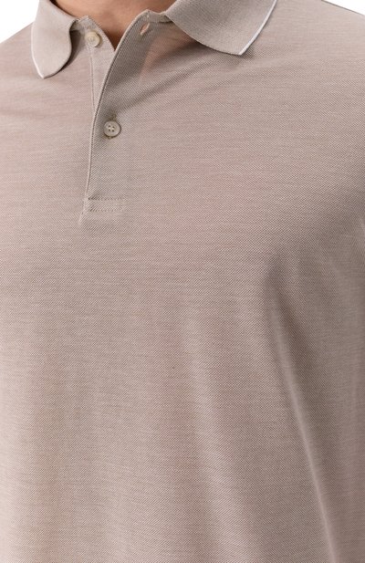 Поло из хлопка и шелка PAUL&SHARK, арт. 25411240, фото 5