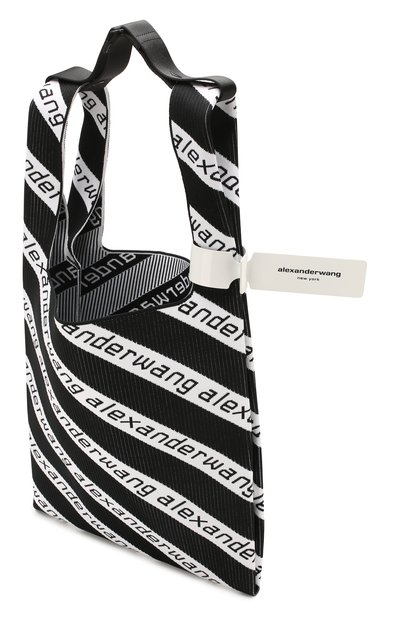 Сумка-шопер ALEXANDER WANG черно-белого цвета по цене 58700 руб., арт. 20C120R239, фото 4 Сумка-шопер ALEXANDER WANG, арт. 20C120R239, фото 4