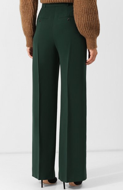 Брюки из смеси шелка и шерсти со стрелками BURBERRY, арт. 8001948, фото 4