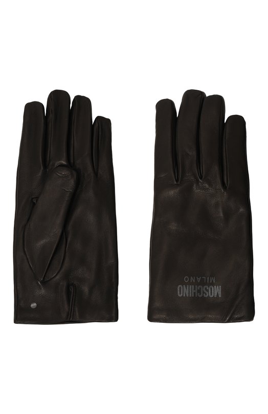 Кожаные перчатки Moschino 60071/M5814 Чёрный  60071/M5814 Фото 2